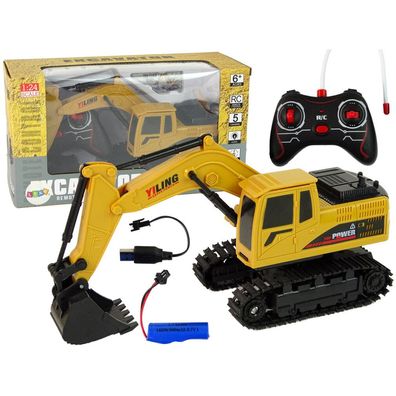 Fahrzeugbagger R/C 1:24 Gelb