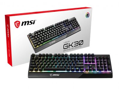 MSI Vigor GK30 - Tastatur - hintergrundbeleuchtet