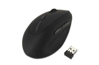 Kensington Pro Fit Ergo Maus linkshänder kabellos. schwarz