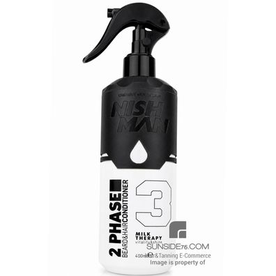 NishMan/2 Phase Beard&Hair Conditioner "Milk Therapy 3" 400ml/Haarpflege
