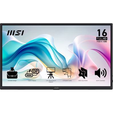 PRO MP165 E6 HDMI, 2xUSB Type C (DP), 1Wx 2 Speaker