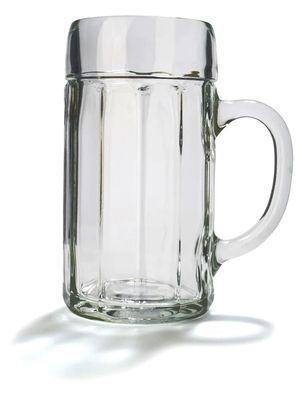 Eckenmaßkrug 0,5 l mit Eckmarkierung - Robuster Bierkrug