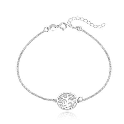 Stilvolles Silberarmband Baum des Lebens AGB409 / 21