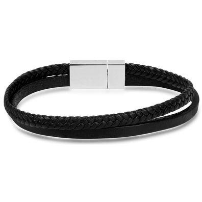 Double Leather Leather Bracelet