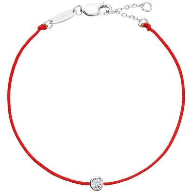 Red kabbalah bracelet with zircon 13005.3