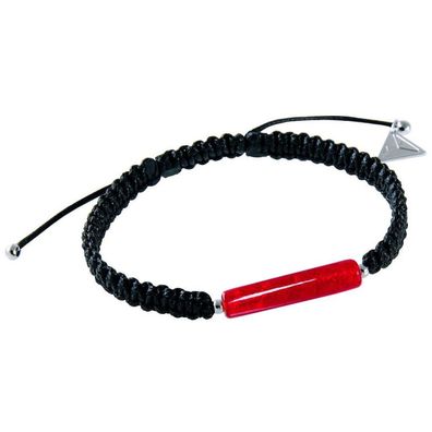 Stunning partner bracelet Shamballa Red Line with 24 carat gold in BSHX7 pearl
