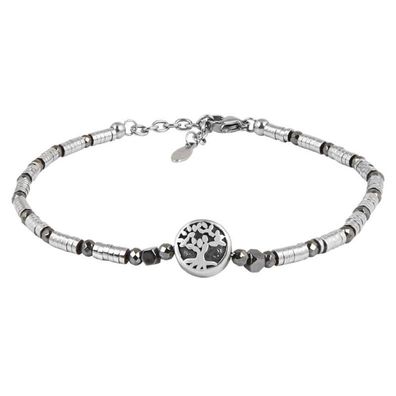 Steel bracelet with the tree of life VBD400S