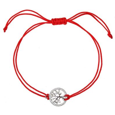 Red kabbalah bracelet with tree of life 13021.3