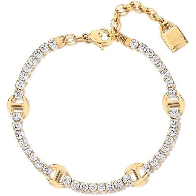 Desideri BEI078 sparkling gold-plated bracelet with zircons