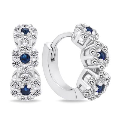 Delicate silver rings with zircons EA663W