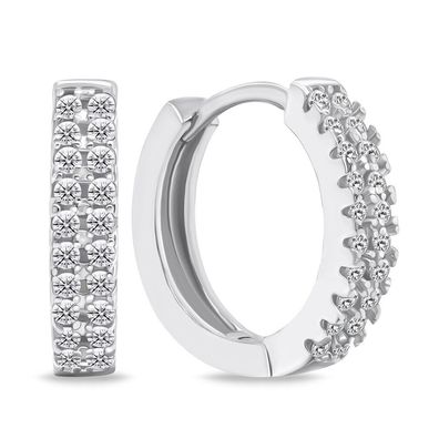 Beautiful silver rings with zircons EA703W