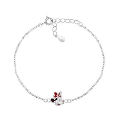 Playful silver Minnie bracelet BRC49W