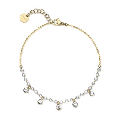 Charming Chant BAH90 Perle vergoldet Fuß Armband