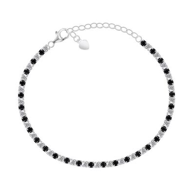Tennisarmband mit Zirkonen BRC88WBC
