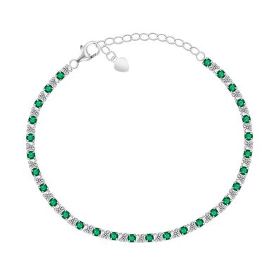 Tennisarmband mit Zirkonen BRC88WG