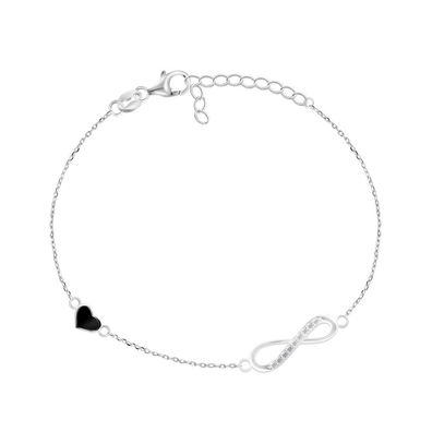 Wunderschönes Silberarmband BRC36W