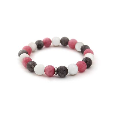 Perlenarmband aus Jade und Jade MINK85 / 17