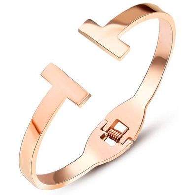 Luxuriöses rosé ergoldetes Armband für Frauen