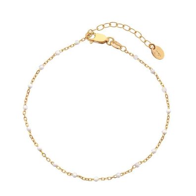 Jac Jossa Embrace DL655 Feines vergoldetes Perlenarmband
