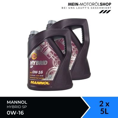 Mannol Hybrid SP 0W-16 2x5 Liter