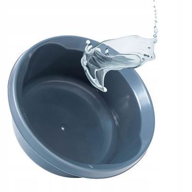 KADAX Matte Schüssel, Universalschüssel aus Kunststoff, Rund, Dunkelgrau, 20L