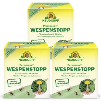 3 x Neudorff Permanent® WespenStopp, 1 Stück