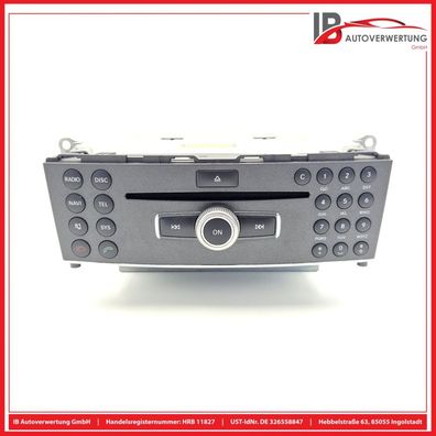 Radio NAVI CD Player A2049006202 BE9075 Mercedes C-KLASSE W204 C250 CGI BECKER