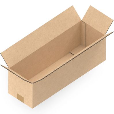 4 Stück Versandkartons 1186 x 386 x 372 mm Kartons 2-wellig BC-Welle