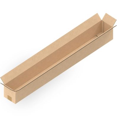 20 Stück Versandkartons 1300 x 150 x 150 mm Kartons 2-wellig BC-Welle