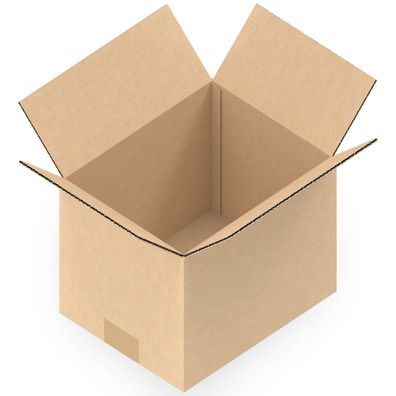 25 Stück Versandkartons 600 x 480 x 485 mm Kartons 1-wellig