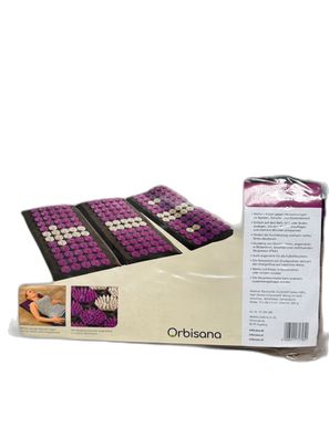 Orbisana Akupressurmatte mit Kissen, Lila