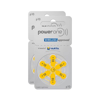 2x 6er Blister Varta Power One Hörgerätebatterien P10 PowerOne PR70 Typ 10