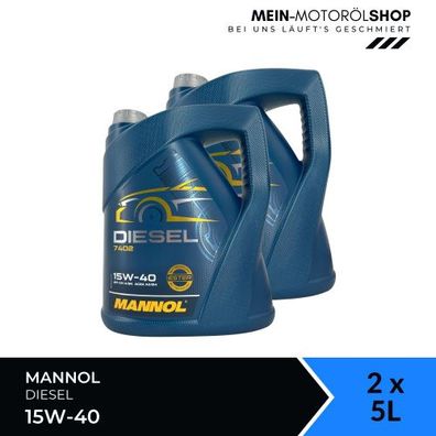 Mannol Diesel 15W-40 2x5 Liter