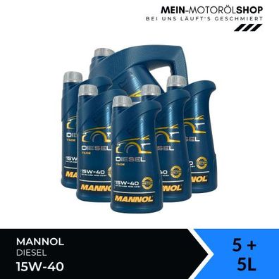 Mannol Diesel 15W-40 5 + 5 Liter