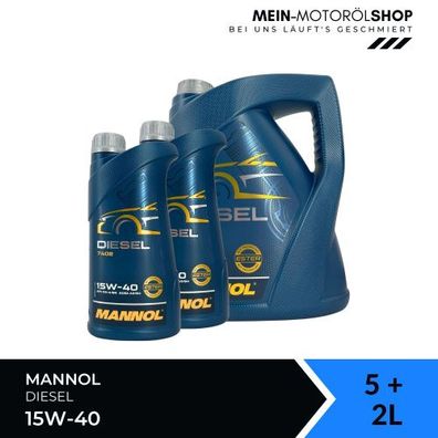 Mannol Diesel 15W-40 5 + 2 Liter