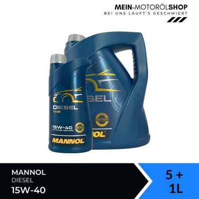 Mannol Diesel 15W-40 5 + 1 Liter