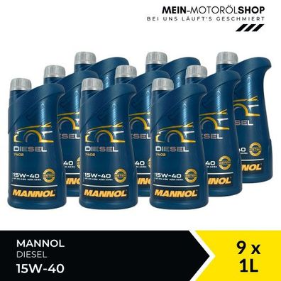 Mannol Diesel 15W-40 9x1 Liter