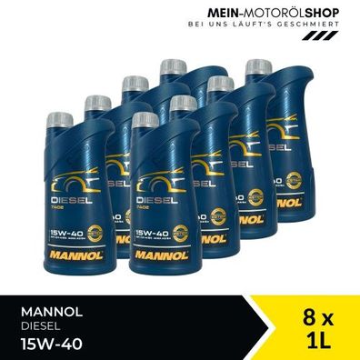 Mannol Diesel 15W-40 8x1 Liter