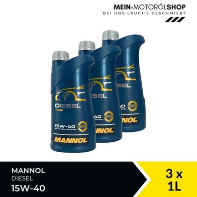 Mannol Diesel 15W-40 3x1 Liter