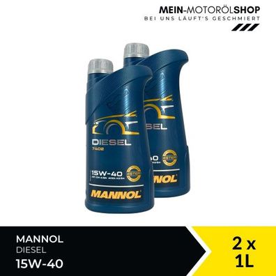 Mannol Diesel 15W-40 2x1 Liter