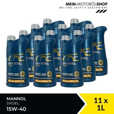 Mannol Diesel 15W-40 11x1 Liter