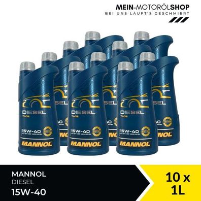 Mannol Diesel 15W-40 10x1 Liter