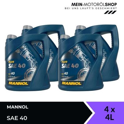 Mannol SAE 40 4x4 Liter