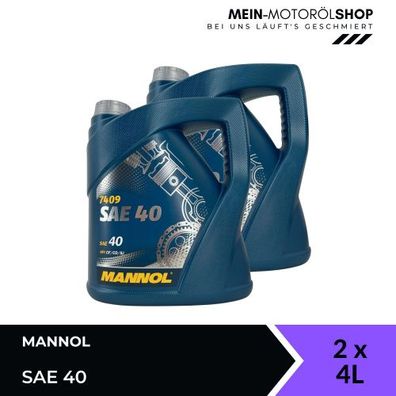 Mannol SAE 40 2x4 Liter