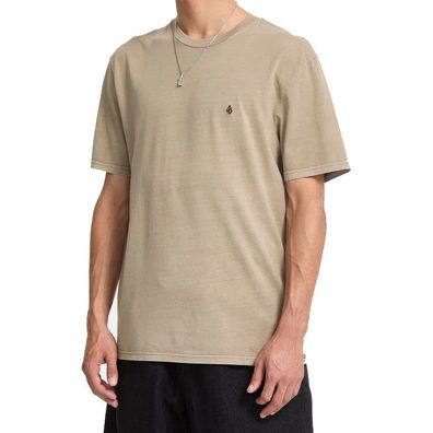 VOLCOM T-Shirt Solid Stone Emb brindle - Größe: S