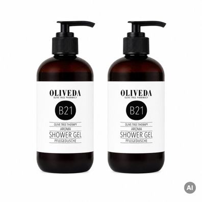 Oliveda B21 Aroma Shower Gel 2x250 ml Pflegedusche