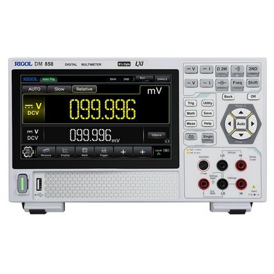 Rigol DM858 Tischmultimeter 5,5 Stellen TRMS 7 Zoll Touchscreen tragbar