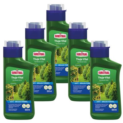 5 x SUBSTRAL® Thuja-Vital, 500 ml