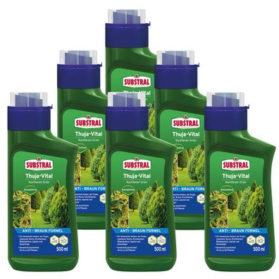 6 x SUBSTRAL® Thuja-Vital, 500 ml