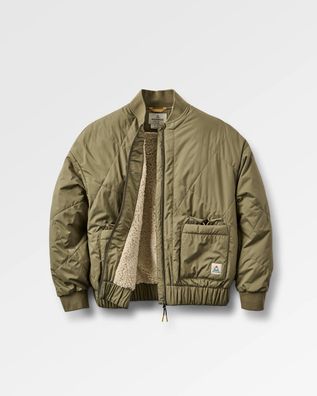 Passenger Women Jacke Lucia Sherpa Lined Bomber dusty olive